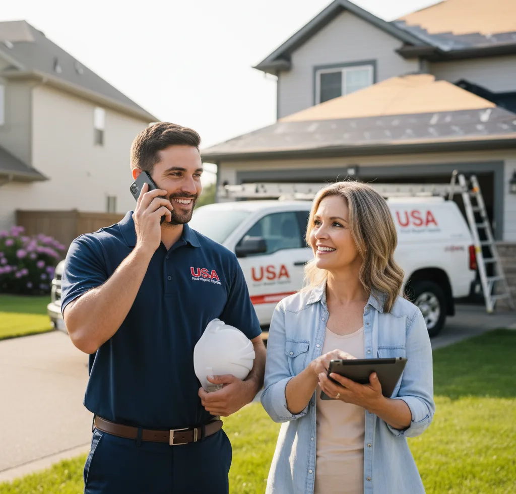 USA Roof Repair Experts customer support in Osceola